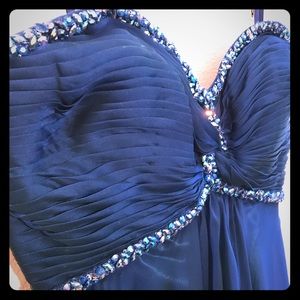 Brand New, Indigo Blue Gown